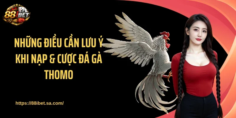 Những điều cần lưu ý khi nạp & cược đá gà Thomo